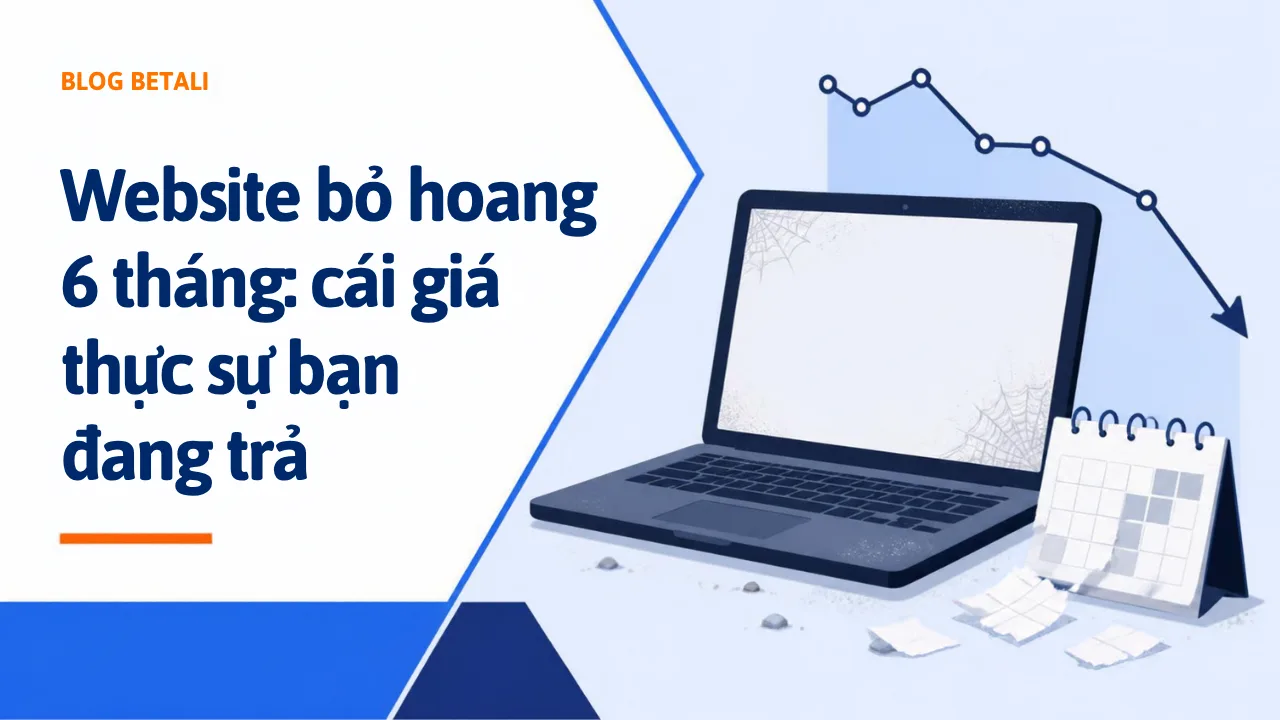 Website bỏ hoang không ai quản trị